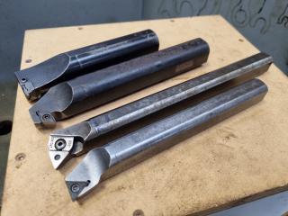 4x Assorted Lathe Boring Bars