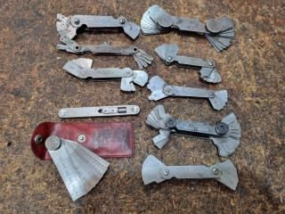 Assorted Vintage Gauges Sets by Starrett,  Moore & Wright, Mitutoyo