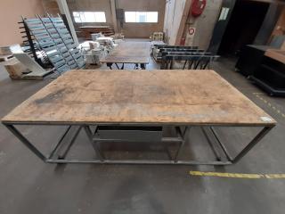 Steel Framed Mobile Workbench