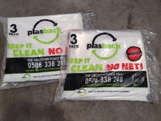 2x PlasBack Bags 3 Pack