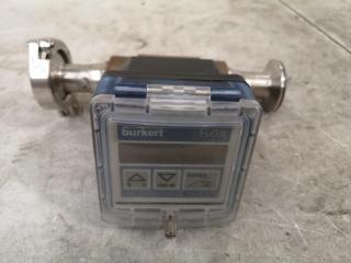 Burkert Type SE35 8035 Inline Flow Meter / Batch Controller w/ Fly Wheel