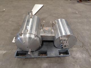 Stainless Steel Dual Chamber Industrial Tank