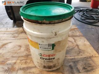 Pail of Castrol Grease