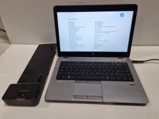 HP EliteBook 840 G1 Laptop Computer, BIOS password locked