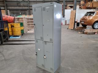 Europlan 4-Compartment Steel Personel Staff Locker 