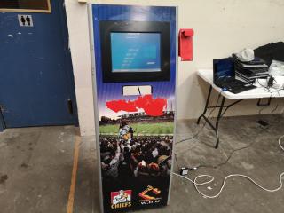 Mobile Retail Event Kiosk w/ LCD Touch Screen Monitor