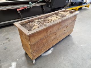 Mobile Wooden Planter Box