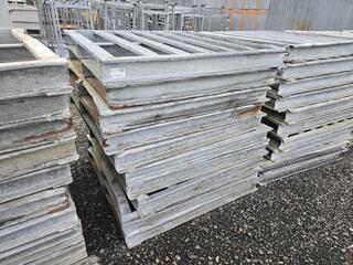 10 x Galvanized Steel Pallets 