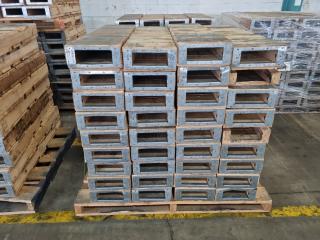 Pallet of Steel Reinforced Wooden Frames