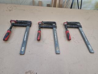 Set of 3 Bessey 310mm (30 A4/A5) Bar Clamps