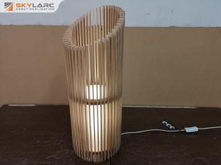 Stylish Contemporary Wood Table iO Lamp by Maker NZ