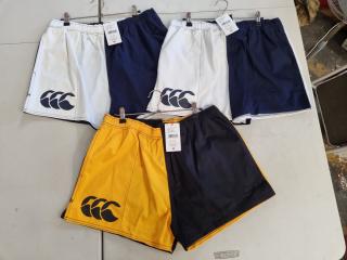 3x Canterbury Harlequin Cotton Shorts, Size 40