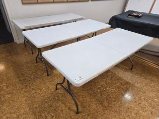 Three Trestle Tables