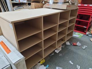 Custom MDF Shelving Cabinet