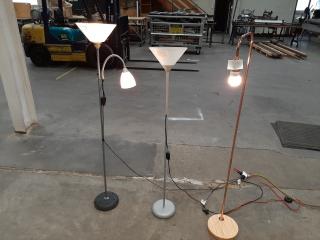 3 x Standing Lamps