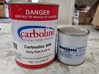 Carboline Carbozinc 858 Grey Part A and B