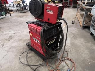 Lincoln Electric PowerPlus II 350 Welder w/ Wire Feeder PWF-4gs