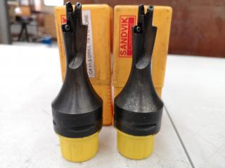 2x Sandvik Coromant CoroCut Capto C4 Indexable Boring Tools