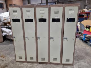 Steel 5-Door Personnel Locker