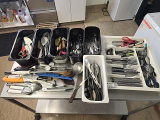 Large Lot of Utensils