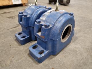 2x Industrial Shaft Bearing Housings