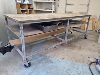 Sturdy Mobile Workshop Table Workbench