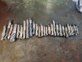 Large Lot of Milling Machine Endmills 