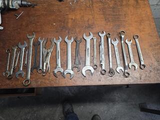 Mixed Spanner and Vice Grips