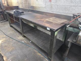 Large Workbench with Vice