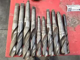 10 Morse Taper Drill Bits 