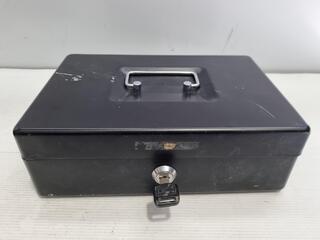 Steel Cash Box w/ Key