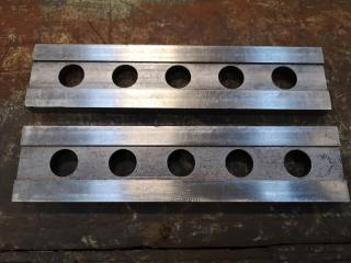 Pair of 235mm Hardened Steel Mill Parallels