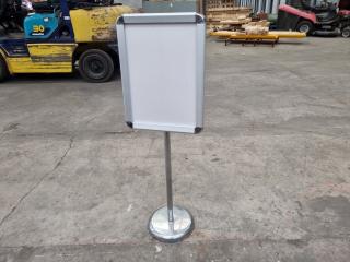 Retail Self Standing Small Whiteboard Sign