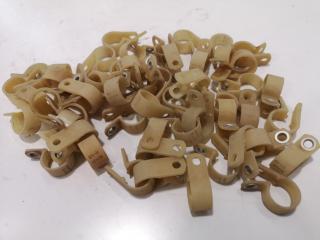 50x Aviation Plastic Loop Clamps for Wire Support Type MS25281 R10