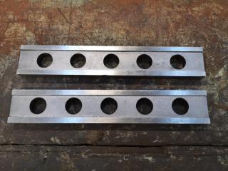 Pair of 235mm Hardened Steel Mill Parallels