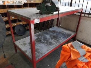 Heavy Duty Workshop Table w/ Vice