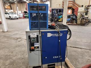 Ceccato CSA15 Air Compressor w/ OMI ED-15A Air Dryer