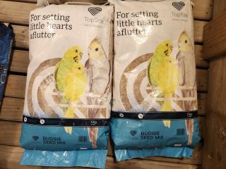 2 x 10kg Bags of Budgie Seed Mix