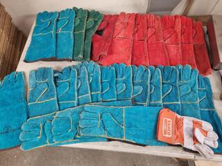26x Leather Left Hand Welding Gloves
