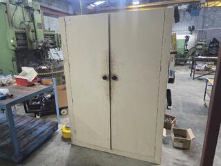 Workshop Storage Cabinet with Contents
