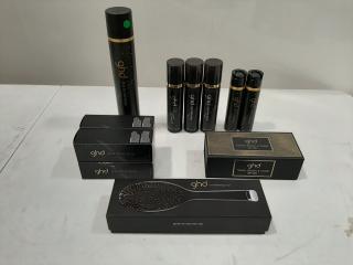 Assorted Professional GHD Hair Styling Products