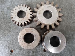 4 x Gear Shaper Cutters 