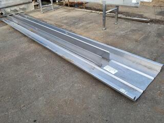 2x Stainless Steel Troughs / Trays