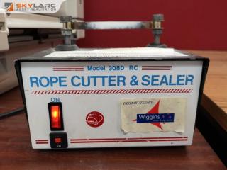 Industrial Benchtop Rope Cutter & Sealer Unit