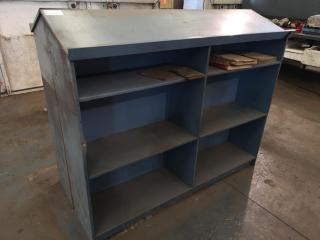 Double Sided Light Duty Workshop Storage Shelf Unit