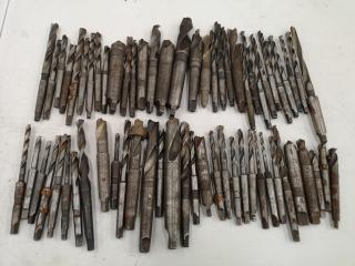 60+ Assorted Morse Taper Mill Drill Bits