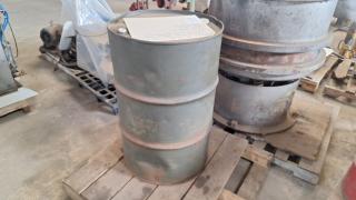 Barrel of Hydraulic Fluid