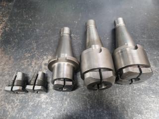 3 x NT40 Milling Machine Chucks