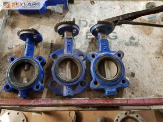 3 x 3" Butterfly Valves