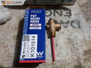 2 x Pressure and Temperature Relief Valves